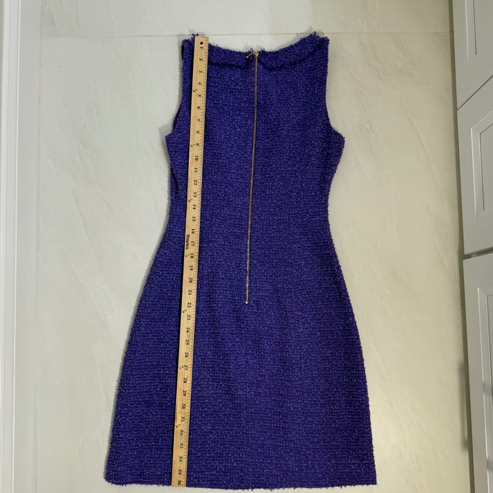Kate Spade New York Purple Sleeveless Sheath Dress Size 4 - Picture 9 of 16